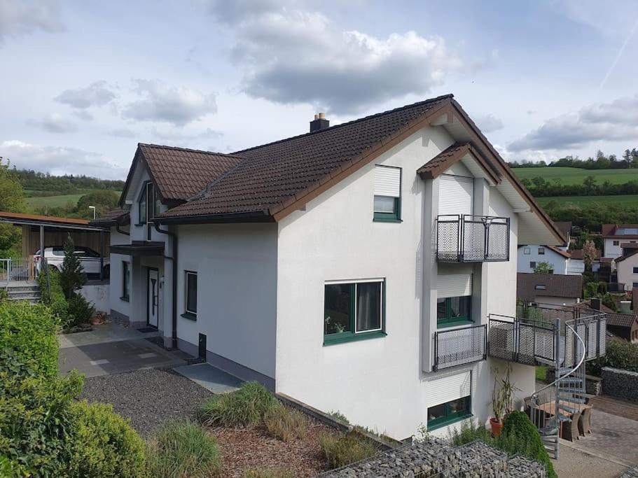 Ferienwohnung Panoramablick 바트메르겐하임 외부 사진